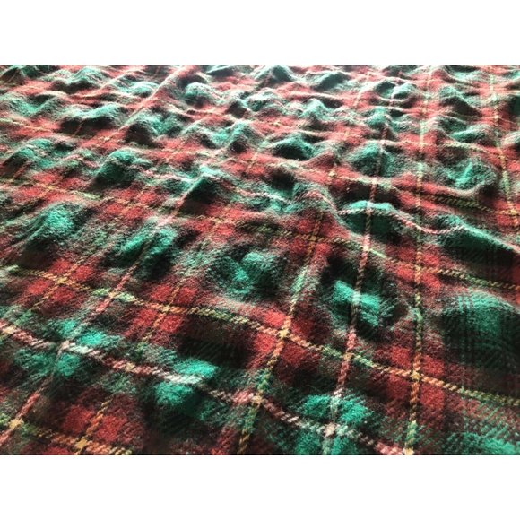Vintage Creagaran Wool Throw Blanket Plaid Tartan - Picture 6 of 8